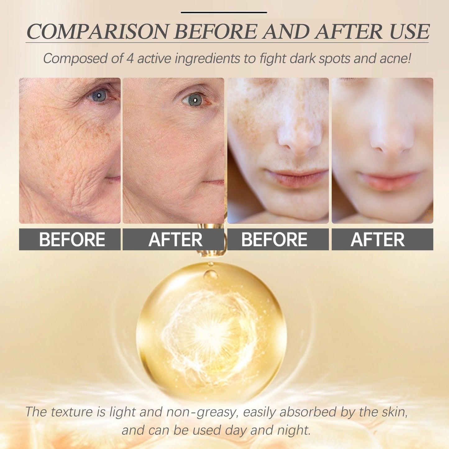 Retinol Collagen Cream , Tighten Skin, And Even Skin Tone Moisturizing Cream