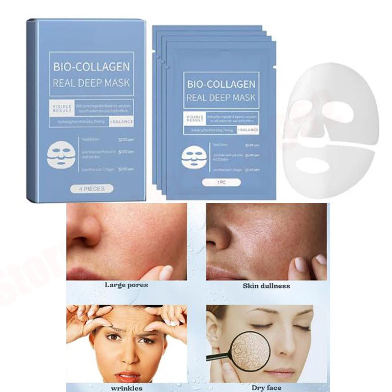 New Deep Collagen Deep Collagen Mask Bio-Collagen Overnight Anti Wrinkle Face Mask For Face Care